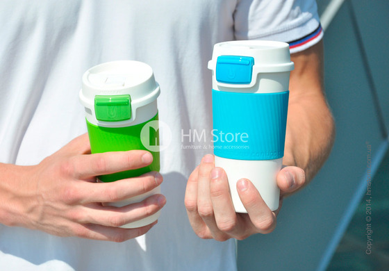 Термостакан Contigo Morgan, White-Citron 360 мл