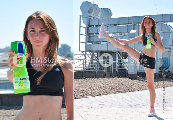 Бутылка спортивная Contigo Rush, Citron 550 мл