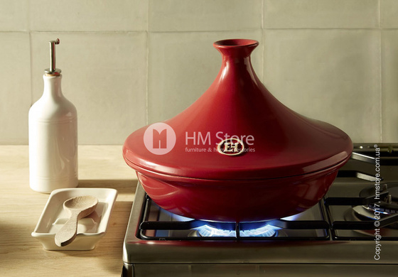 Тажин керамический Emile Henry Cookware Flame 3 л, Brick
