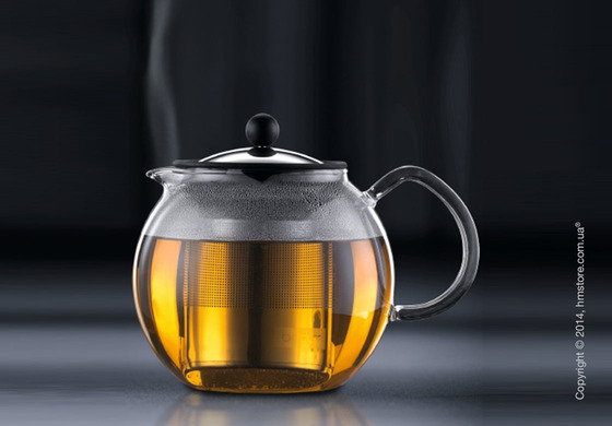 Чайник заварочный с прессом Bodum Assam 1 л, Black Чайник заварочный с прессом Bodum Assam 1 л, Black