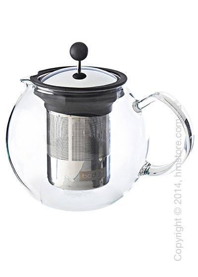 Чайник заварочный с прессом Bodum Assam 1 л, Black
