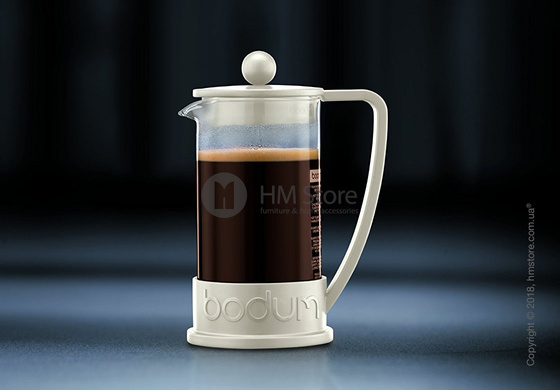Кофейник френч-пресс Bodum Brazil 350 мл, White
