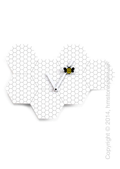 Часы настенные Progetti Time2bee Wall Clock, White