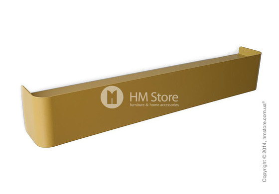 Полка Calligaris Bumper, Metal matt mustard yellow Полка Calligaris Bumper, Metal matt mustard yellow