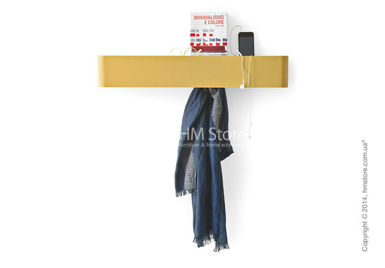 Полка Calligaris Bumper, Metal matt taupe Полка Calligaris Bumper, Metal matt taupe
