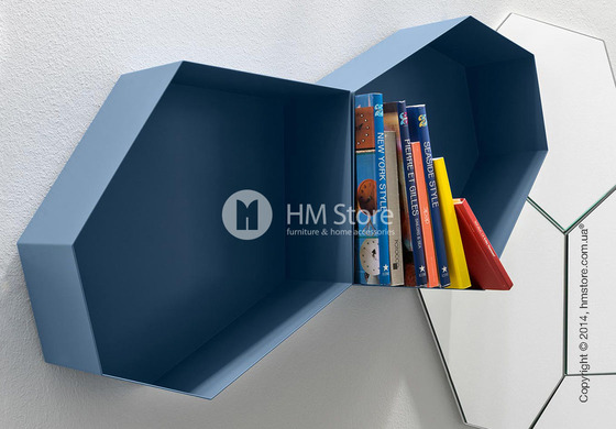 Полка Calligaris Moss, Metal sky blue