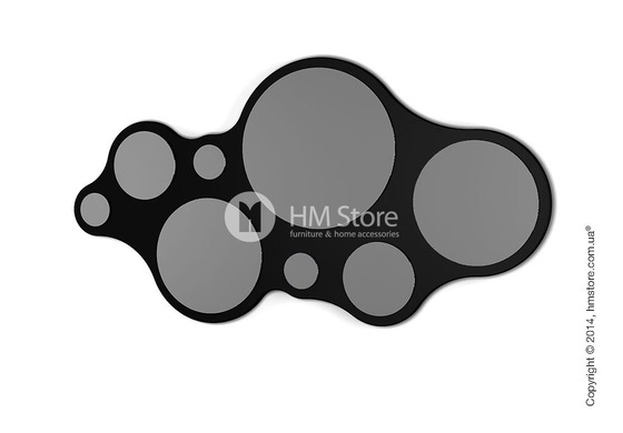 Зеркало Connubia Bubbles, Finish glossy black