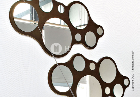 Зеркало Connubia Bubbles, Finish glossy black