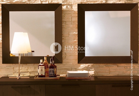 Зеркало Calligaris Double P, Veneer smoke