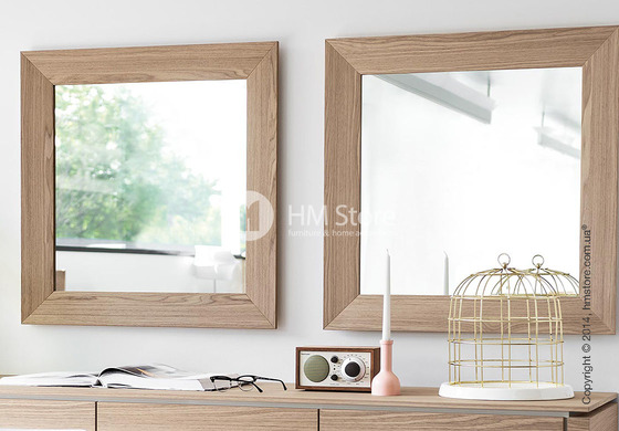 Зеркало Calligaris Double P, Veneer graphite