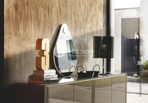 Зеркало Connubia Drop P, Lacquered glossy white