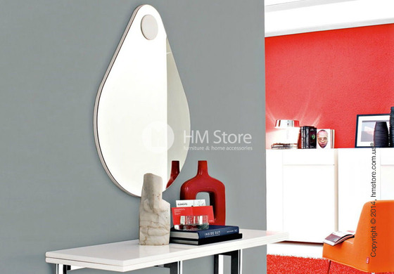 Зеркало Connubia Drop P, Lacquered glossy white