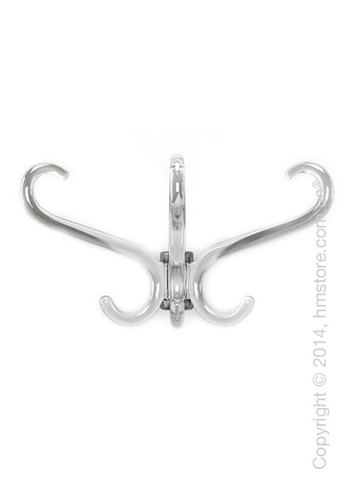 Вешалка Calligaris Medusa, Wall-mounted coat rack, Transparent plastics transparent