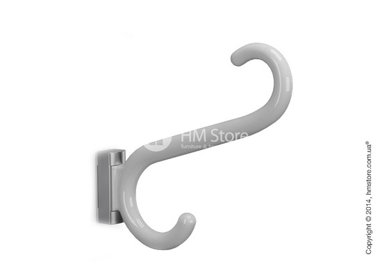 Вешалка Calligaris Medusa, Single coat rack, Transparent plastics transparent glossy optic white