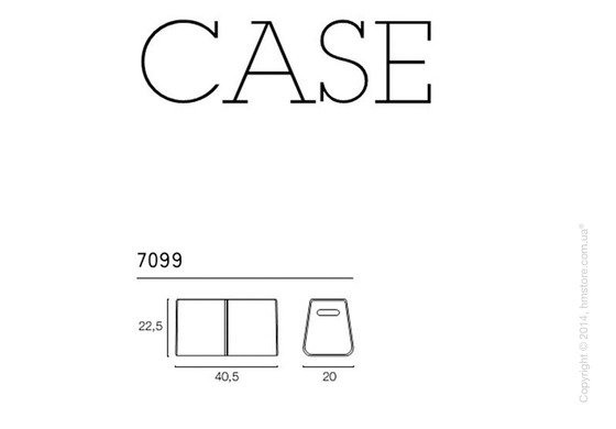 Корзина Calligaris Case, PVC Black