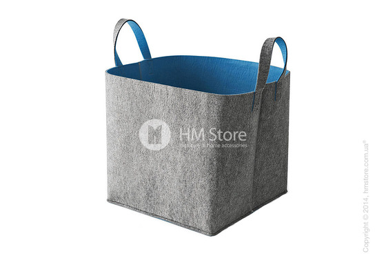 Корзина Calligaris Elliott, Polyester felt grey and Blue