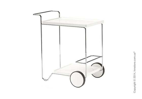 Сервировочный столик Сalligaris Tray Roller, Finish glossy optic white Сервировочный столик Сalligaris Tray Roller, Finish glossy optic white