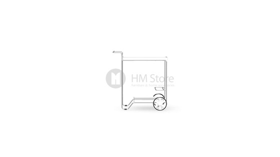 Сервировочный столик Сalligaris Tray Roller, Finish glossy optic white Сервировочный столик Сalligaris Tray Roller, Finish glossy optic white