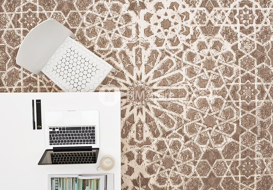 Ковер Calligaris Arabia M, Chenille and cotton, Ecru