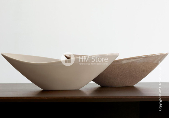 Настольная ваза Calligaris Linette, Ceramic taupe