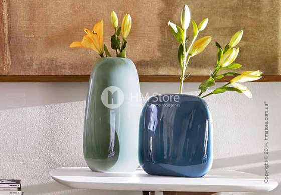 Ваза Calligaris Flavour L, Ceramic matt sky blue