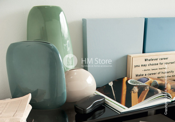 Ваза Calligaris Flavour M, Ceramic ocean green Ваза Calligaris Flavour M, Ceramic ocean green