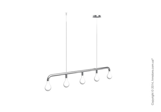 Подвесной светильник Calligaris Pom Pom, Suspension lamp, Metal chromed