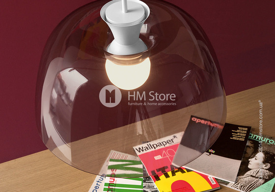 Подвесной светильник Calligaris Arpège, Suspension lamp, Glossy transparent smoked bronze