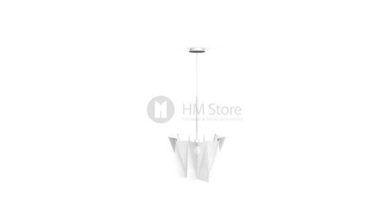 Подвесной светильник Calligaris Andromeda, Adjustable height suspension lamp, Fabric white