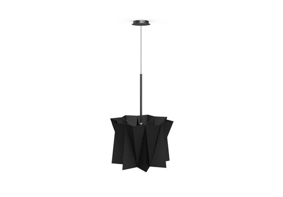 Подвесной светильник Calligaris Andromeda, Adjustable height suspension lamp, Fabric black