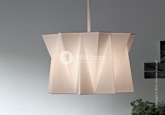 Подвесной светильник Calligaris Andromeda, Adjustable height suspension lamp, Fabric black