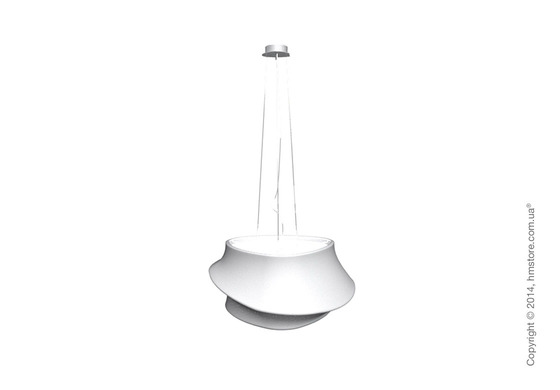 Подвесной светильник Calligaris Cugnus, Suspension lamp, Fabric white