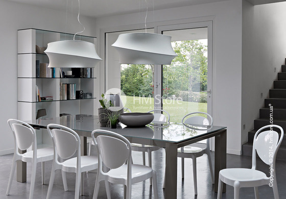 Подвесной светильник Calligaris Cugnus, Suspension lamp, Fabric white