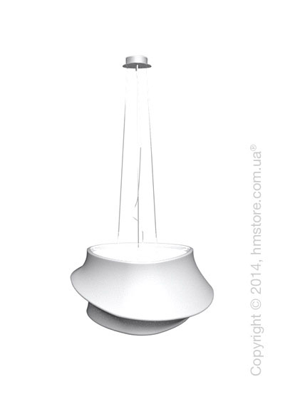Подвесной светильник Calligaris Cugnus, Suspension lamp, Fabric white