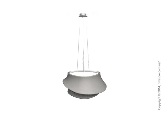Подвесной светильник Calligaris Cugnus, Suspension lamp, Fabric grey