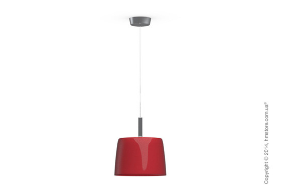 Подвесной светильник Calligaris Phoenix, Suspension lamp, Glass red and white