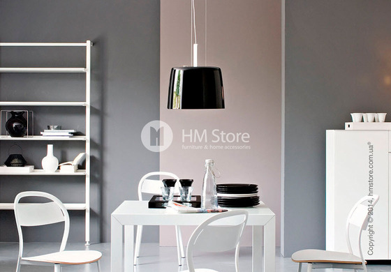 Подвесной светильник Calligaris Phoenix, Suspension lamp, Glass red and white