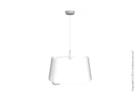 Подвесной светильник Calligaris Sextans, Suspension lamp, Fabric white