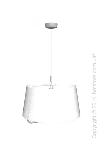 Подвесной светильник Calligaris Sextans, Suspension lamp, Fabric white