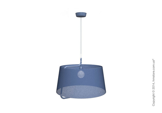 Подвесной светильник Calligaris Sextans, Suspension lamp, Fabric blue