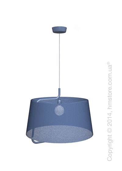 Подвесной светильник Calligaris Sextans, Suspension lamp, Fabric blue