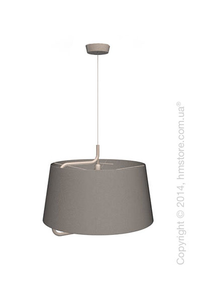 Подвесной светильник Calligaris Sextans, Suspension lamp, Fabric taupe