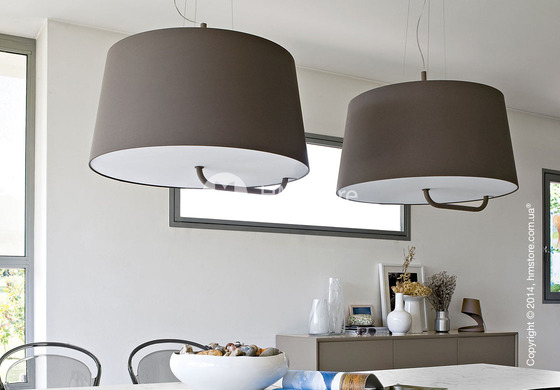 Подвесной светильник Calligaris Sextans, Suspension lamp, Fabric black