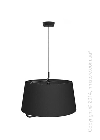 Подвесной светильник Calligaris Sextans, Suspension lamp, Fabric black