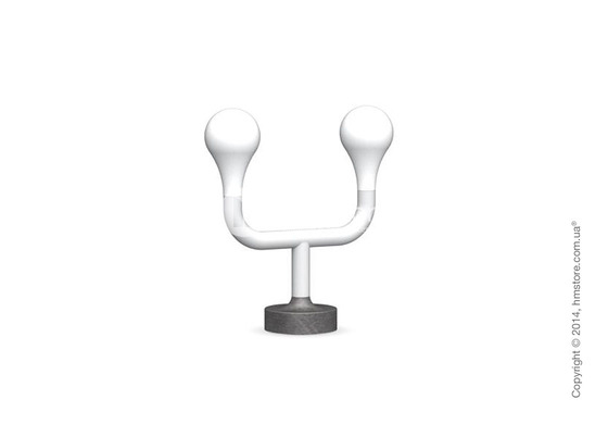 Настольный светильник Calligaris Pom Pom, Table lamp, Metal matt optic white