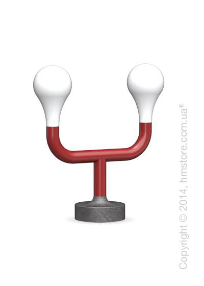 Настольный светильник Calligaris Pom Pom, Table lamp, Metal matt red