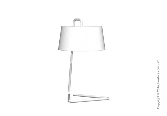 Настольный светильник Calligaris Sextans, Table lamp, Fabric white