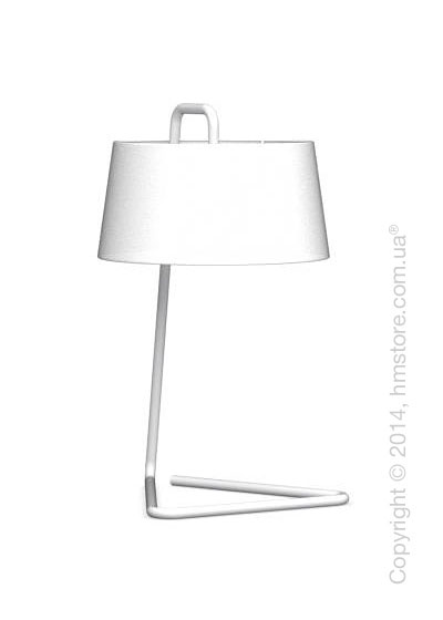 Настольный светильник Calligaris Sextans, Table lamp, Fabric white