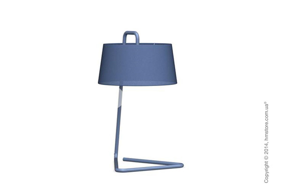 Настольный светильник Calligaris Sextans, Table lamp, Fabric blue