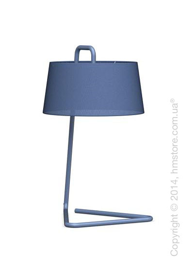 Настольный светильник Calligaris Sextans, Table lamp, Fabric blue